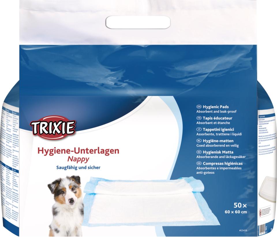 Trixie Nappy Puppy Pads 60x60 cm (50 stk.)