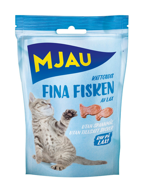 Mjau Fina Fisken godbiter 30g
