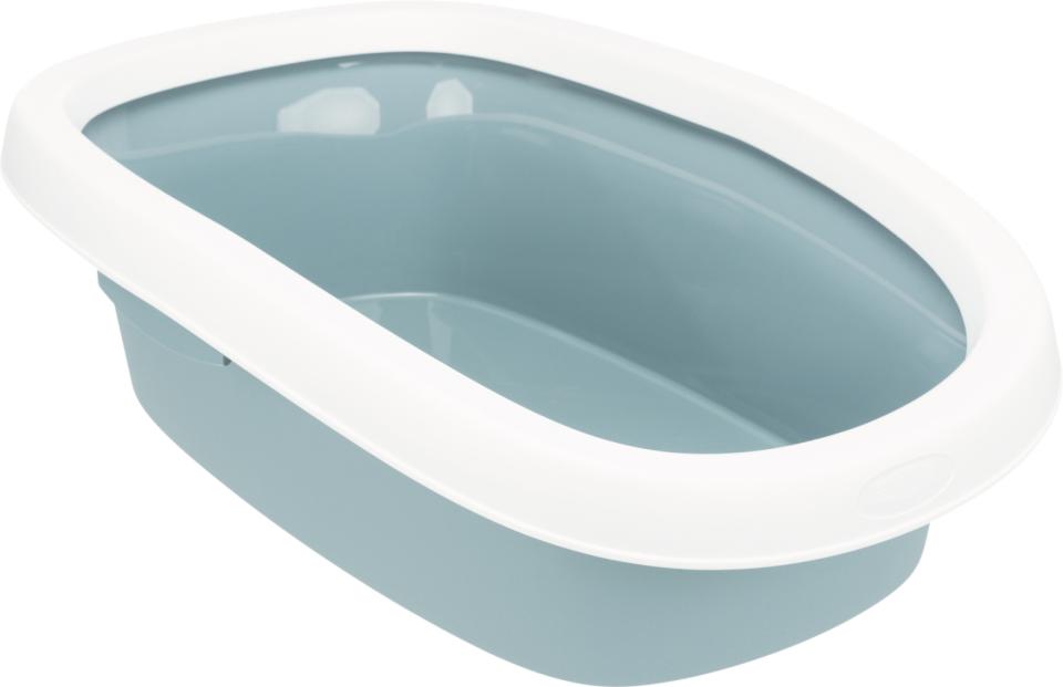 Jolly Paw Kattebakke med kant 58 cm – Blå/hvit