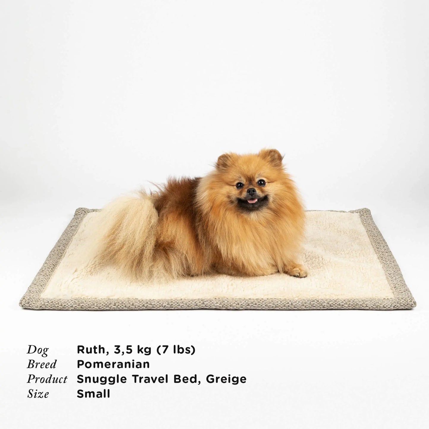 Pledd Snuggle Greige – Denjo Dogs