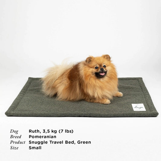 Pledd Snuggle Mørkgrønn – Denjo Dogs