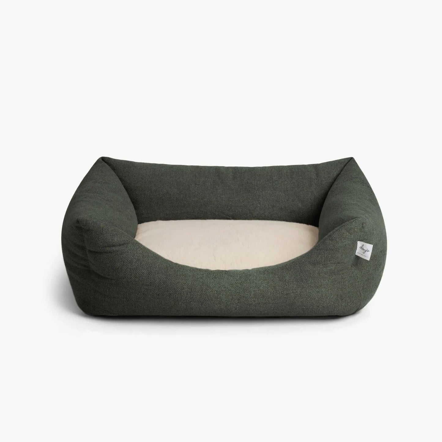 Hundeseng Teddy Lounge Moss Green – Denjo Dogs