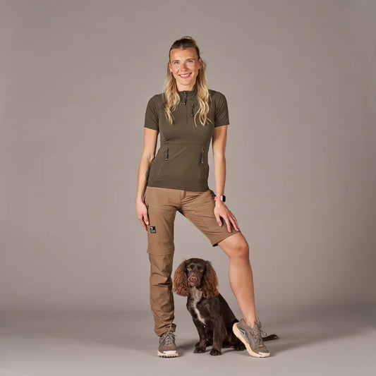 Unisex Zip-Off Shell Pants 2.0 Mocca I Regular I Trine