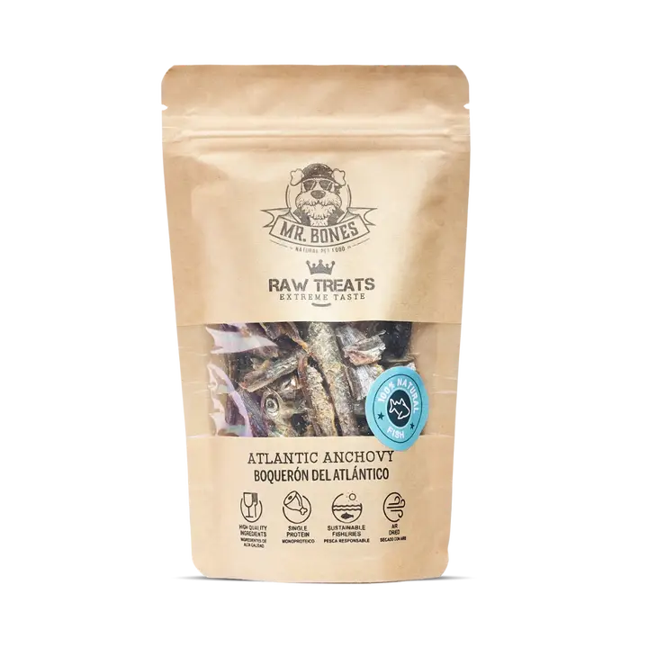 Mr. Bones godbiter av ansjos