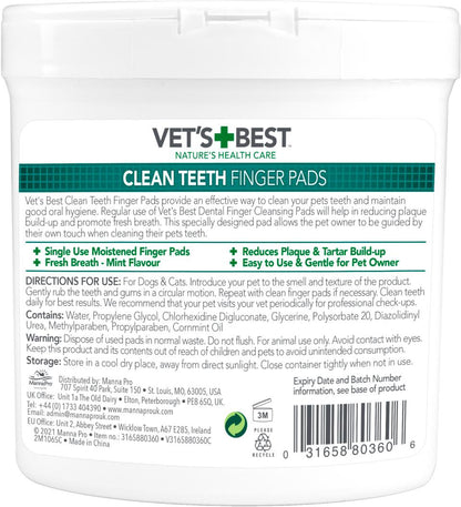 Vets Best Clean fingertannbørste (50 stk.)
