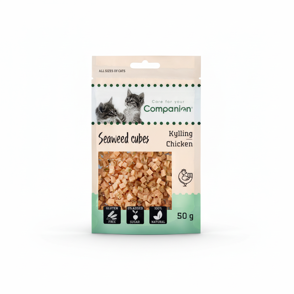 Companion Cat Seaweed Cubes Kylling
