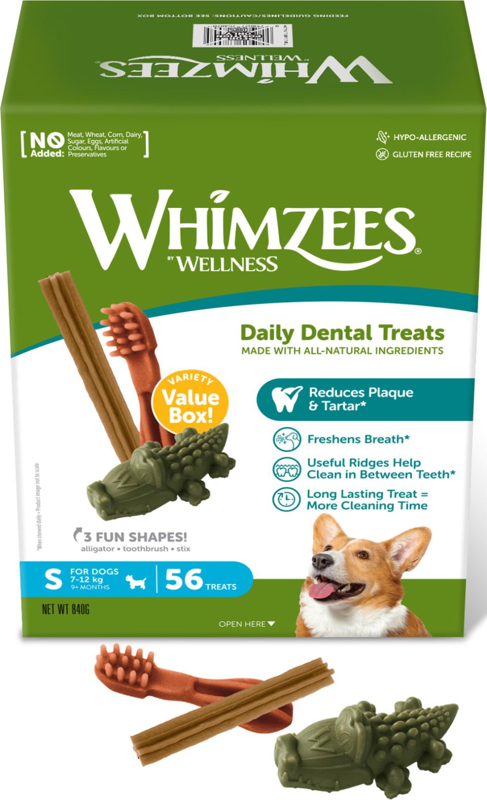 Whimzees Variety Small (56 stk. | 840 g)