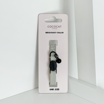 Cocopup Kattehalsbånd - Sage Tweed