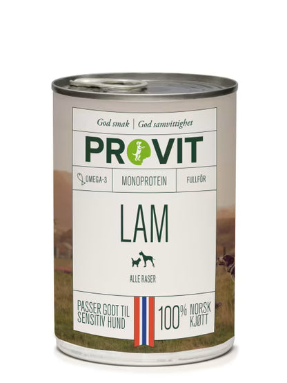 Provit Godbiten Lam våtfôr, 400g