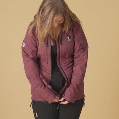 Pack&Carry 2.0 Skalljakke dame –  Rosewood | Bertha