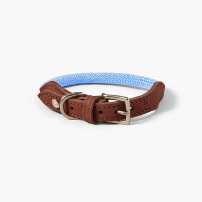 Hundehalsbånd Torekov Hortensia Blue - Denjo Dogs