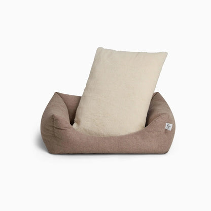 Hundeseng Teddy Lounge True Taupe – Denjo Dogs