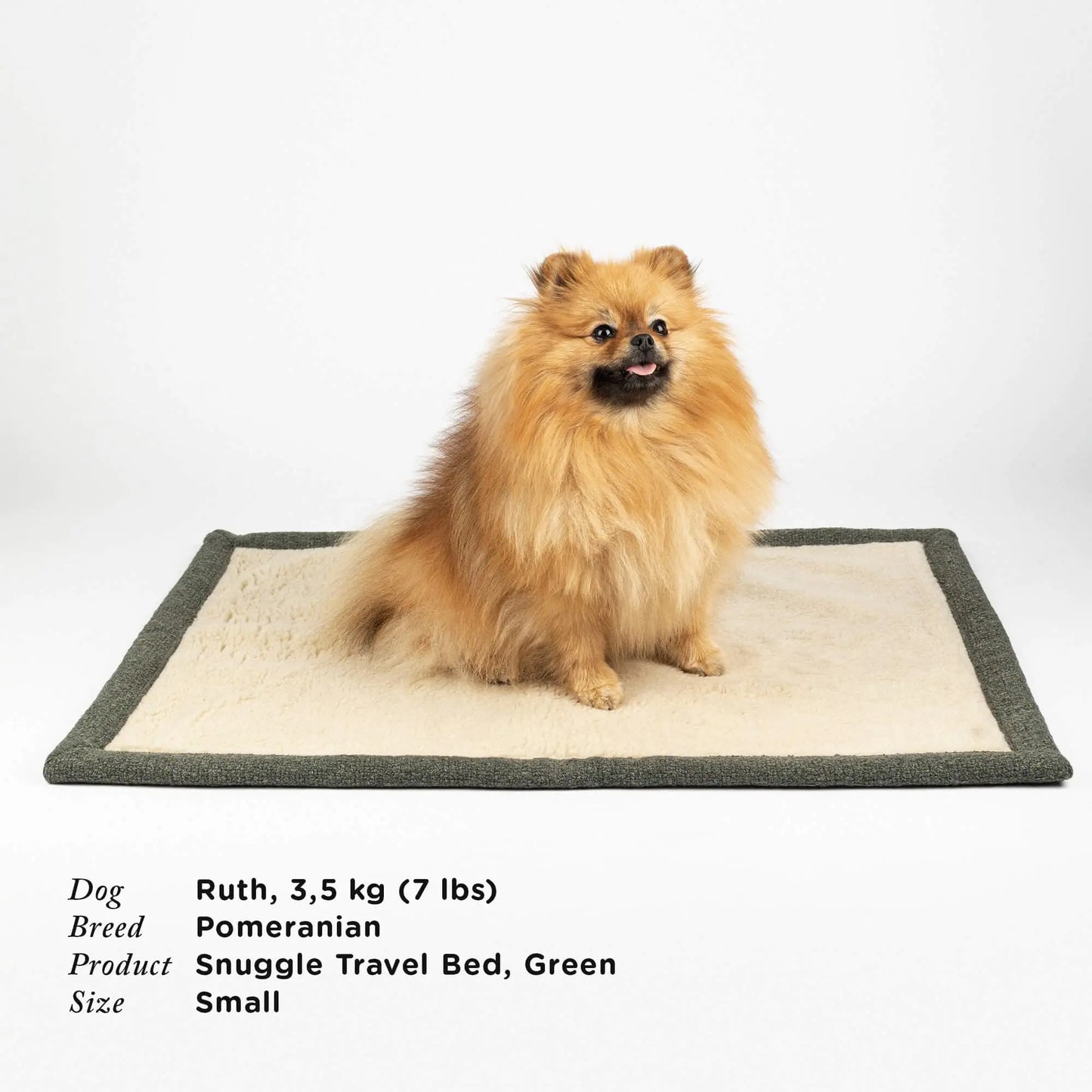 Pledd Snuggle Mørkgrønn – Denjo Dogs