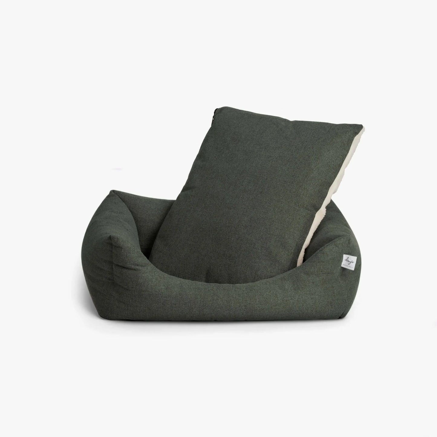 Hundeseng Teddy Lounge Moss Green – Denjo Dogs