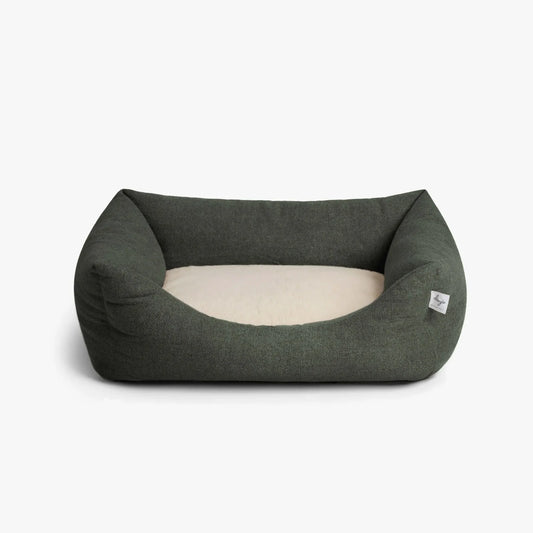 Hundeseng Teddy Lounge Moss Green – Denjo Dogs